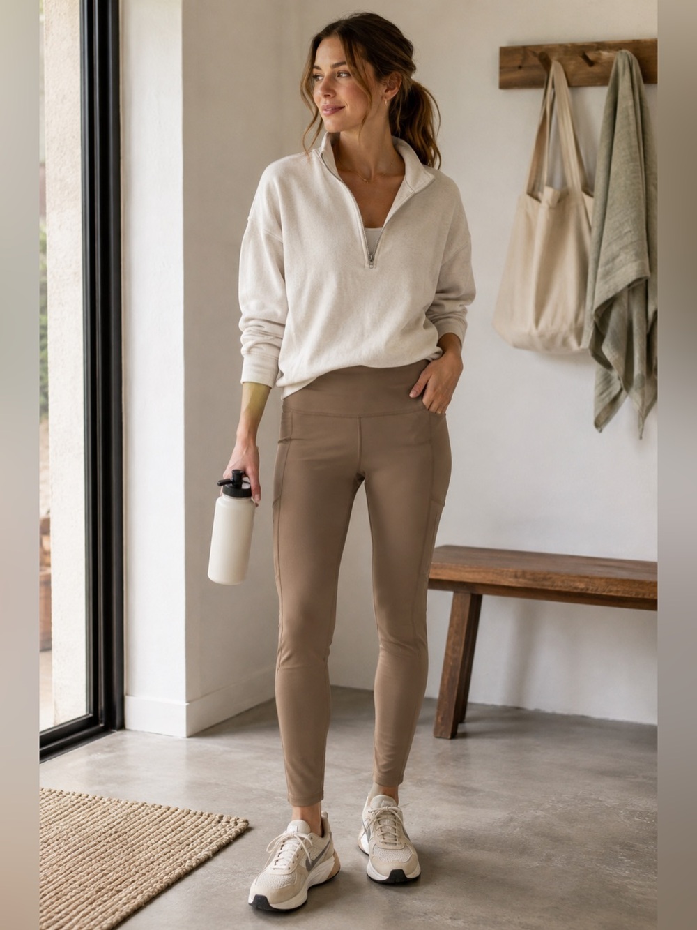 CALIA by Carrie Underwood Nude Tan Active Leggings